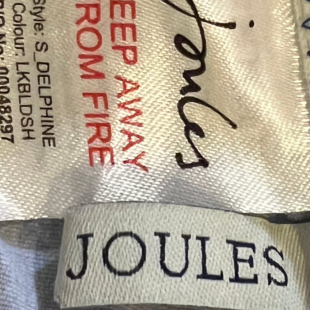 SO CUTE! JOULES Blue & White Dot One-Piece Ruched Swimsuit Size 10 - Picture 10 of 10